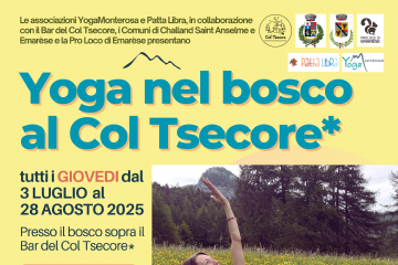 Yoga nel bosco al Col Tsecore